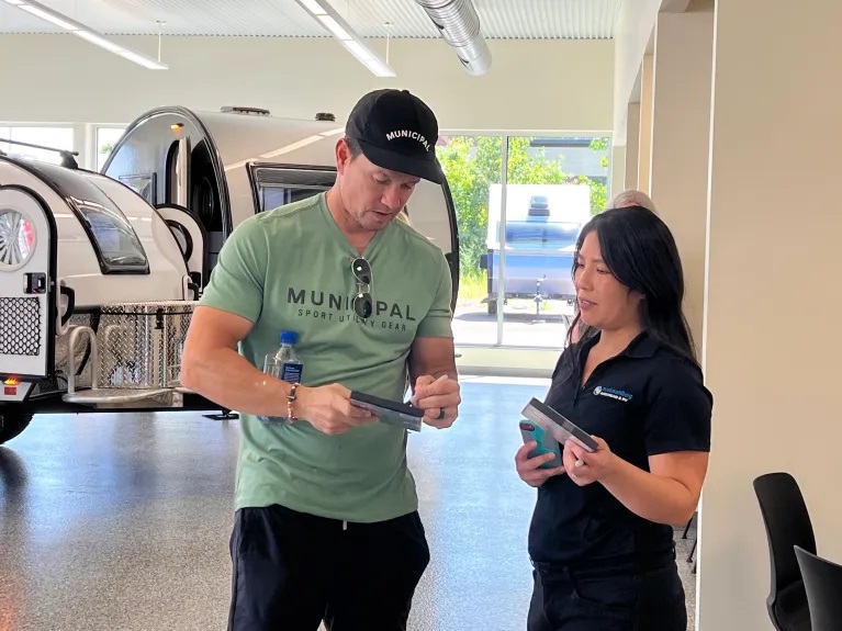 Mark Wahlberg makes surprise visit to his Airstream & RV business in Lorain