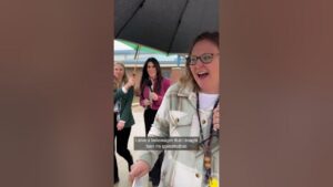 Novi Educator of the Year Moved to Tears After Being Surprised with a New Car